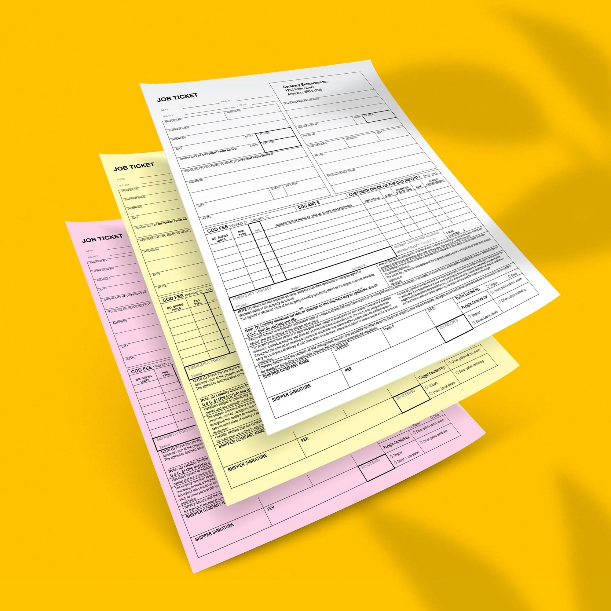 Carbonless Forms