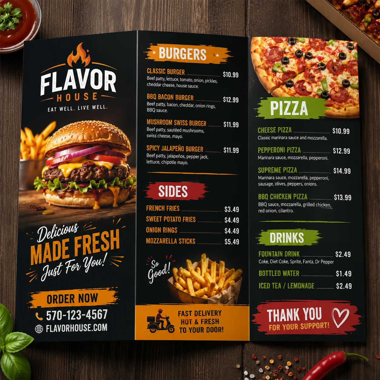 Takeout Menus