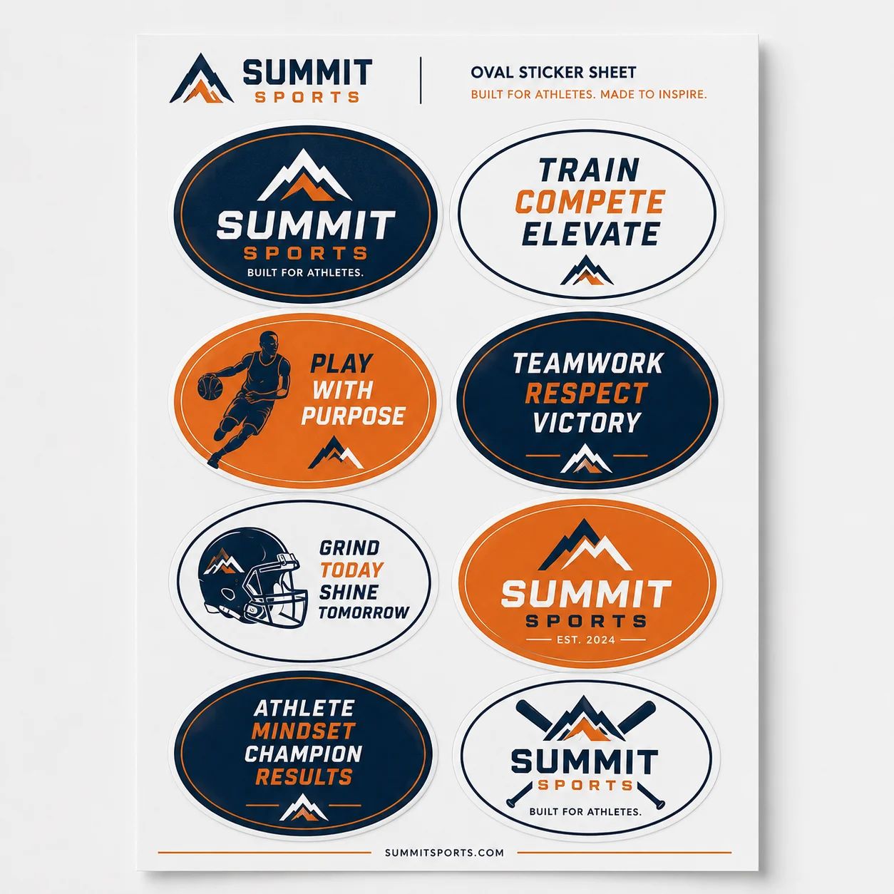 Oval Sticker Sheets