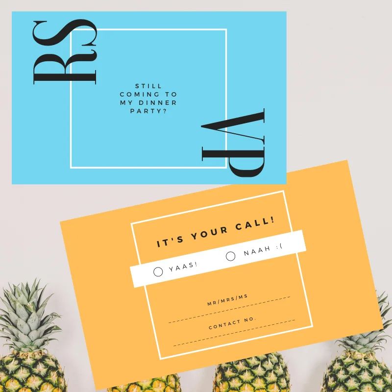 3.5x5 Reply Cards