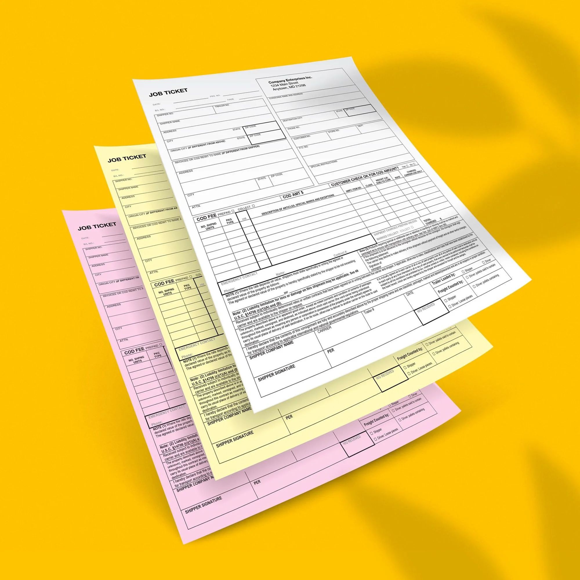 Carbonless Forms
