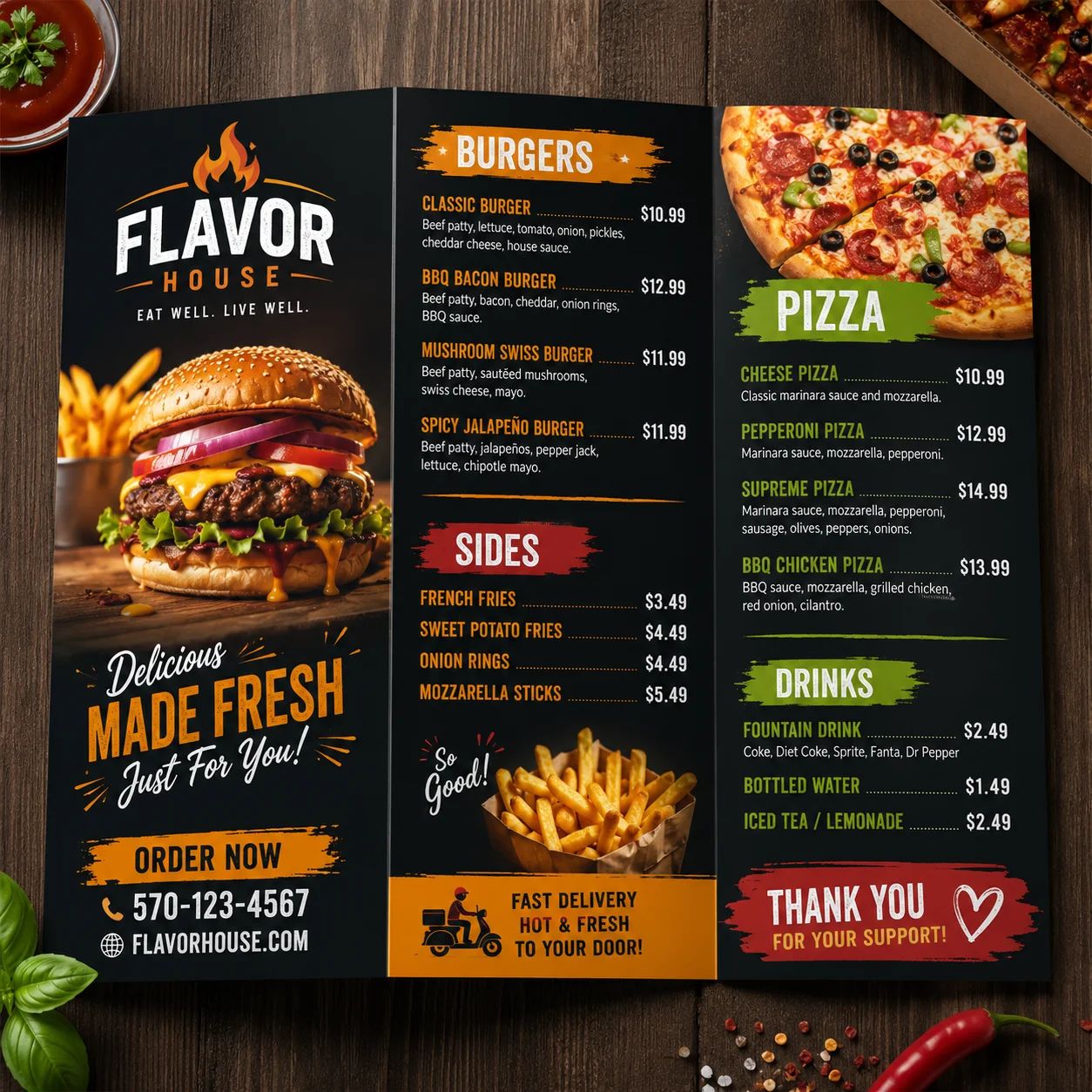 Takeout Menus